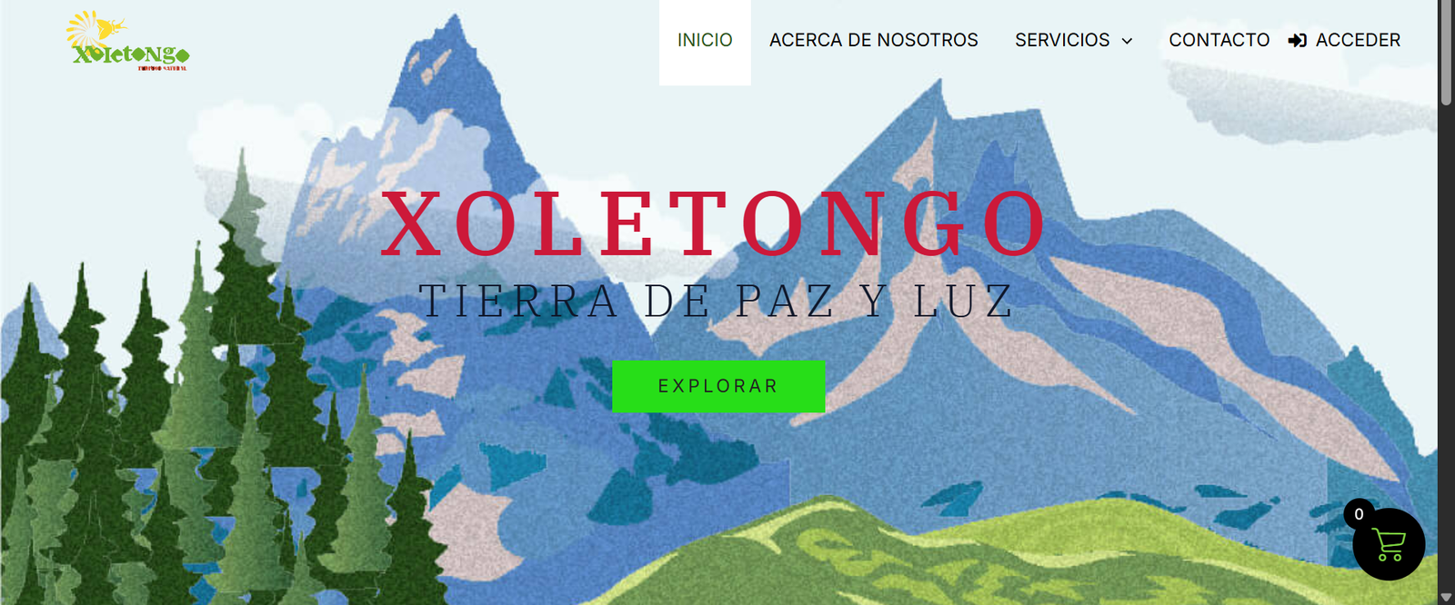 Ejemplo de sitio web